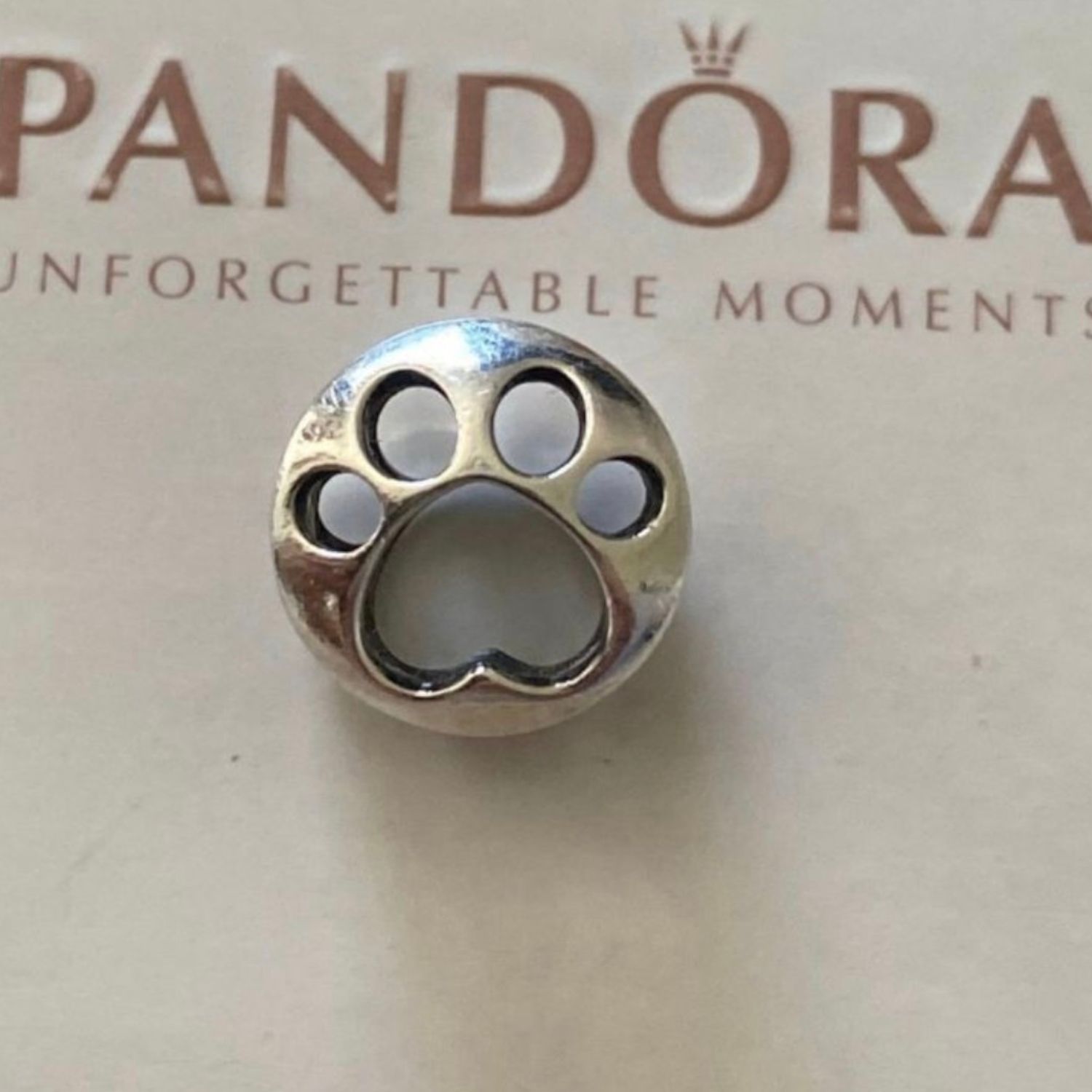 Pandora Charm - Openwork Dog Paw