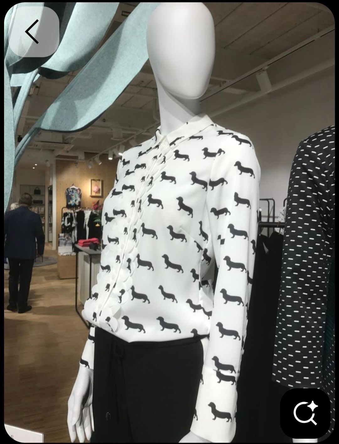 Dachshund print ladies Blouse