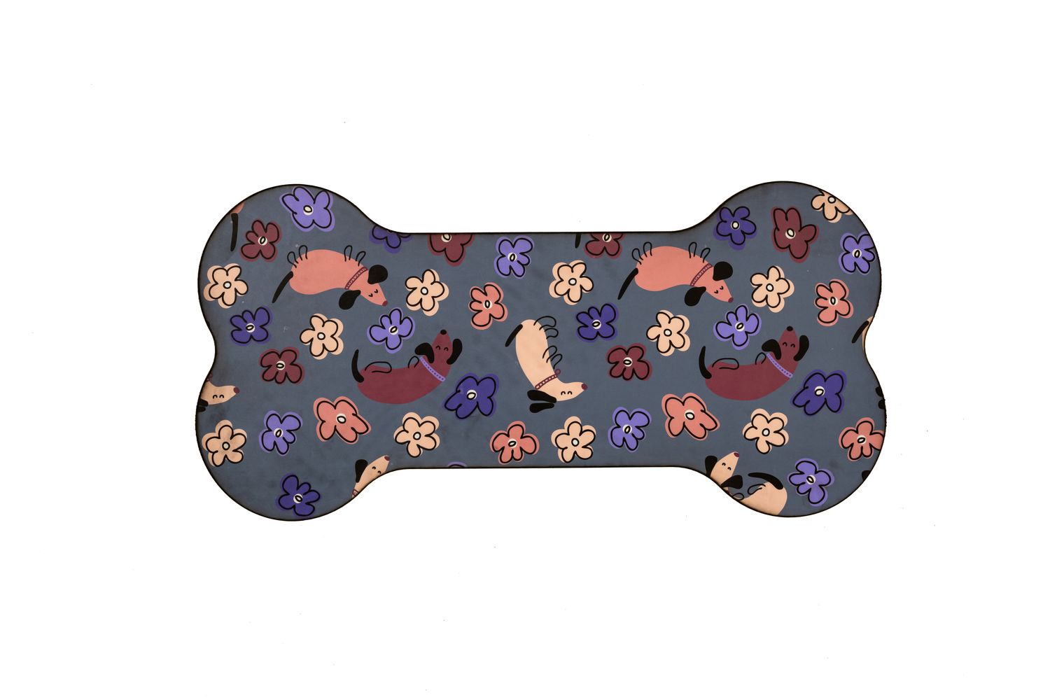 Food Mat- Playful Pups Pattern