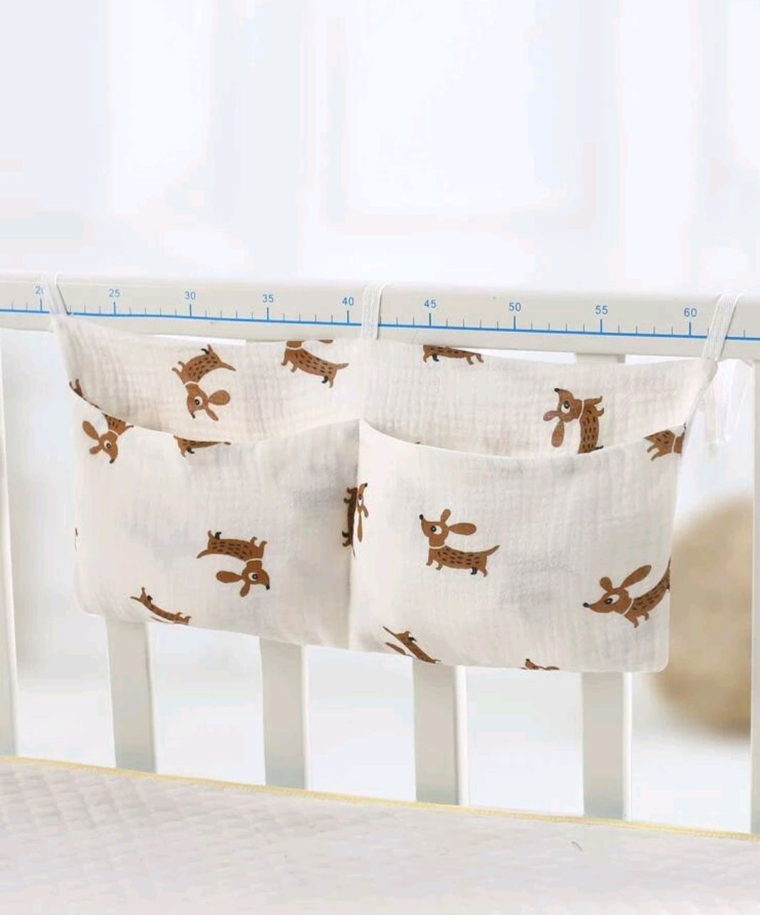 Muslin Cot Storage Pocket Muslin Cot Storage Pocket