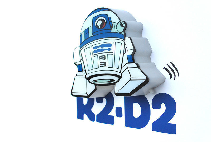 Star wars &quot;R2 - D2&quot; 3D LED Light mini series