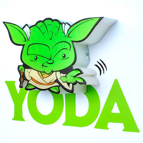 Star wars &quot;Yoda&quot; 3D LED Light mini series