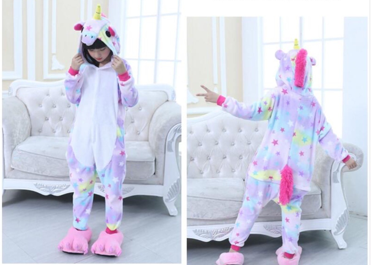 Onesie Unicorn "Stars" hooded baggie series