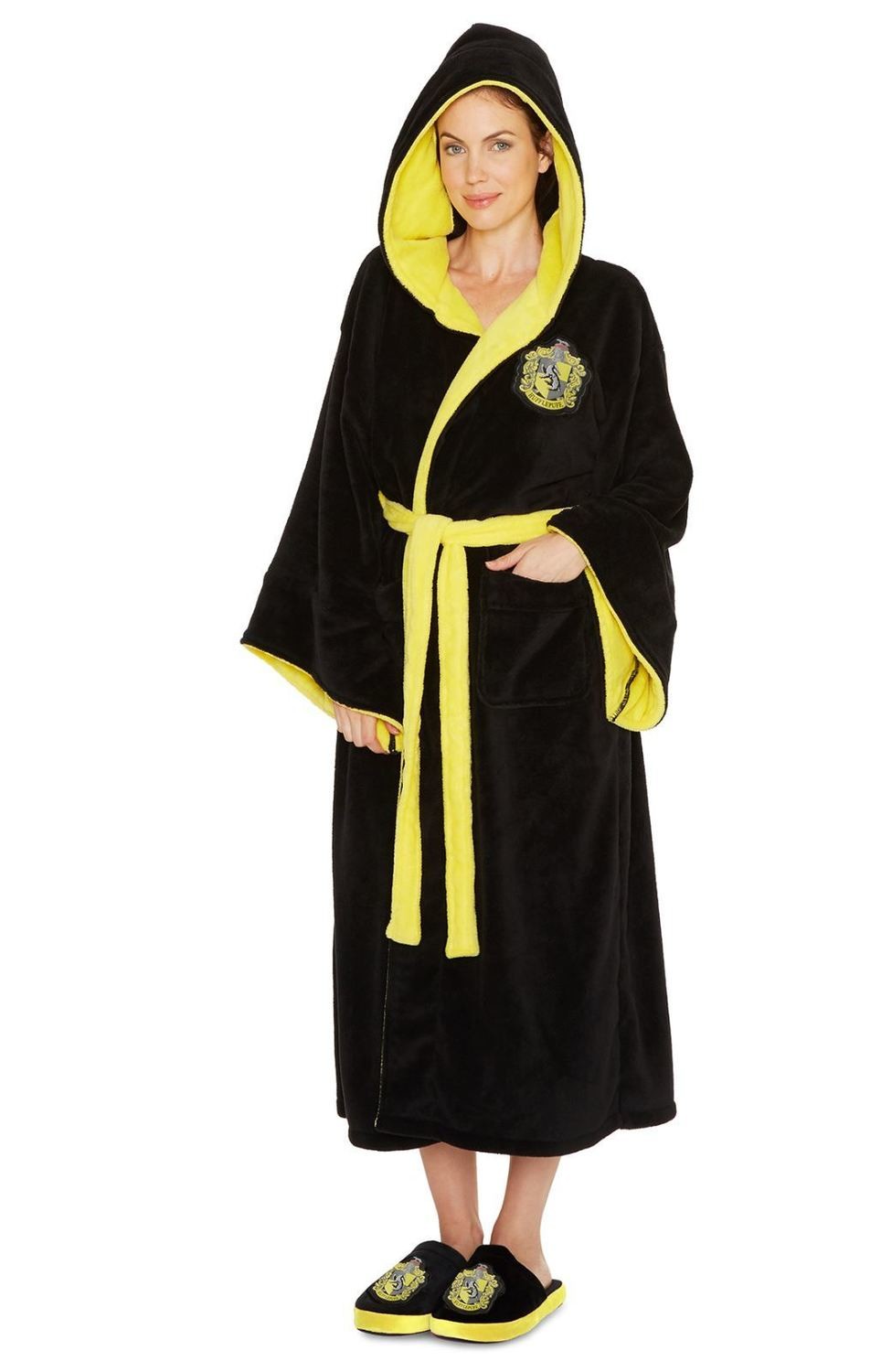 Badjas, Harry Potter &quot;Hufflepuff&quot; hooded womens oversized
