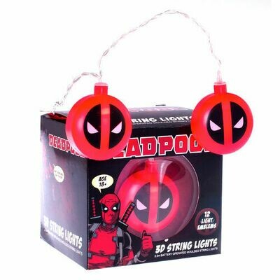Marvel &quot;Deadpool Logo&quot; LED Light string