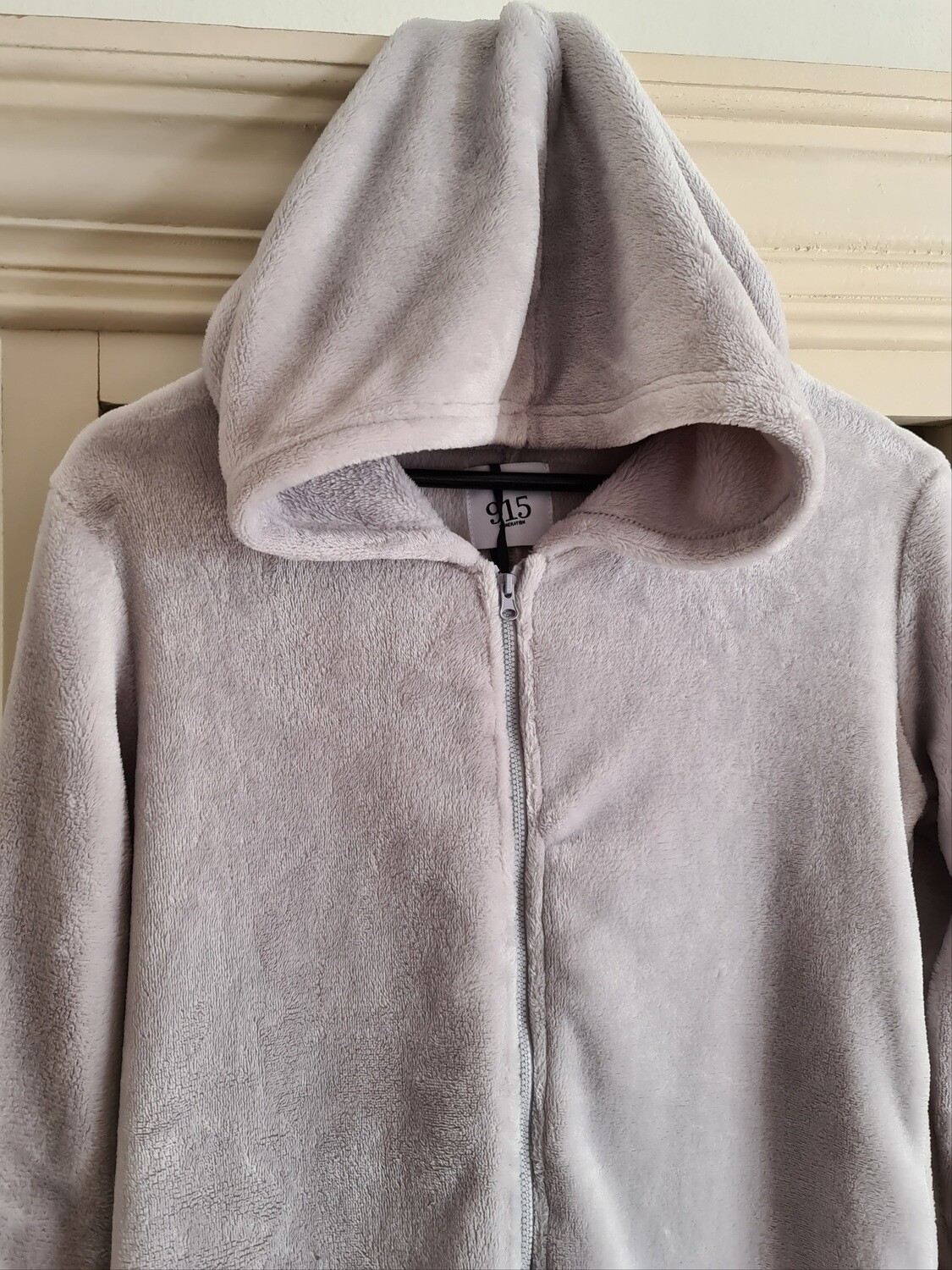 Onesie, Jumpsuit Grijs hooded super soft kids series