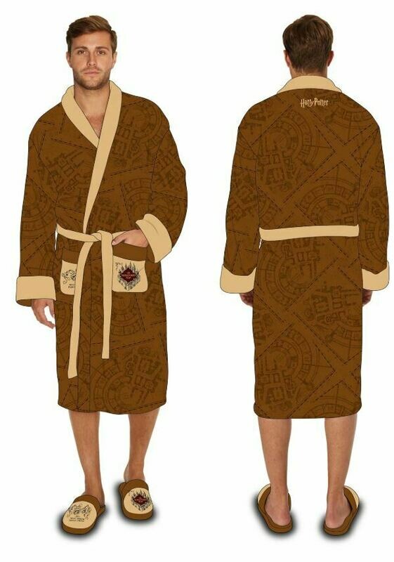 Badjas Harry Potter &quot;Marauder&#39;s Map&quot; non hooded