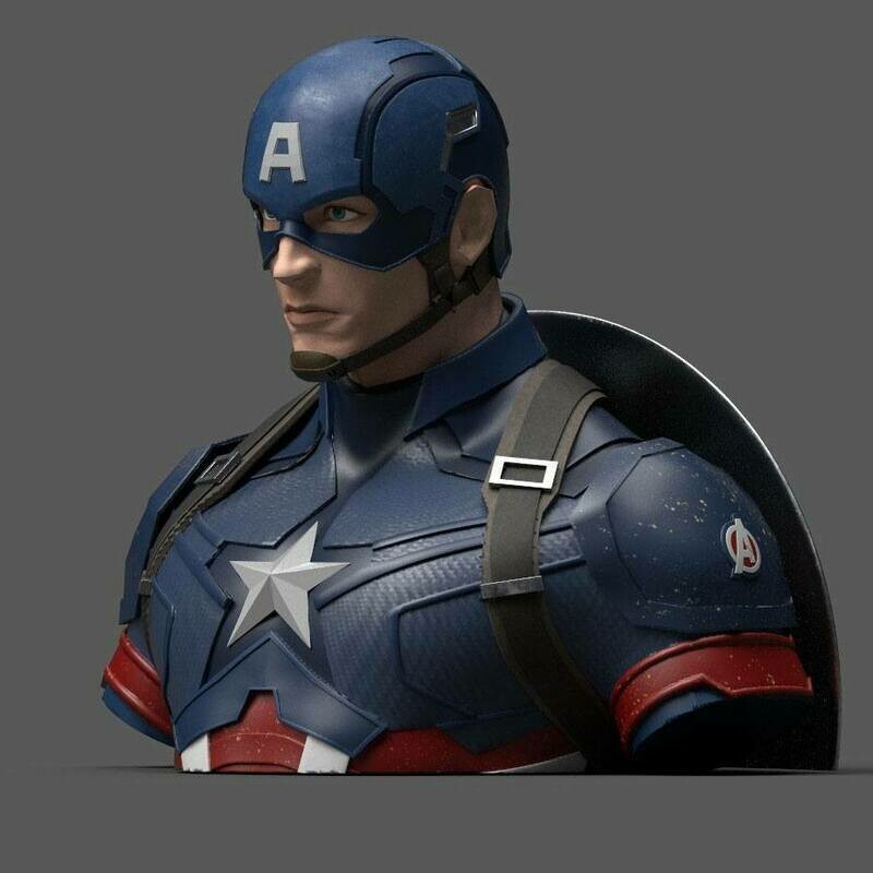 Marvel Avengers Endgame &quot;Captain America&quot; Coin Bank