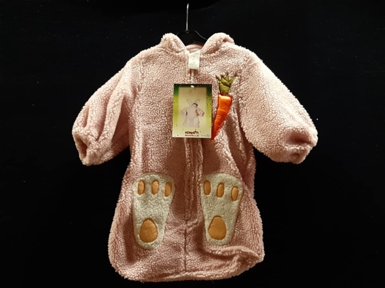 Onesie, Jumpsuit Baby &quot;Konijn&quot; hooded fluffy super soft
