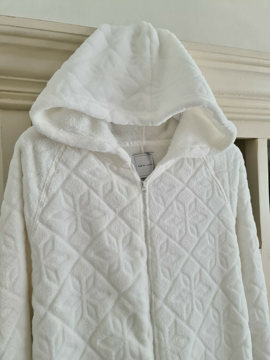 Onesie, Jumpsuit "Burnout"  reliëf print hooded super soft