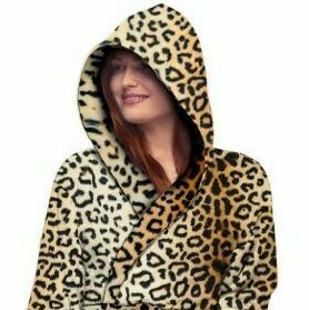 Badjas DC Comics Wonder Woman 84 "The Cheetah" hooded womens size
