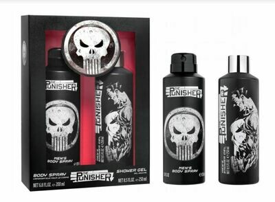 Marvel &quot;The Punisher&quot; Body Spray + GEL Douche &amp; Shampoing