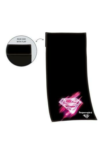 Marvel Gym Handdoek &quot;Supergirl&quot; met achter flap