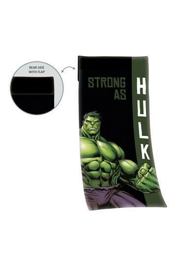 Marvel Gym Handdoek &quot;Hulk&quot; met achter flap
