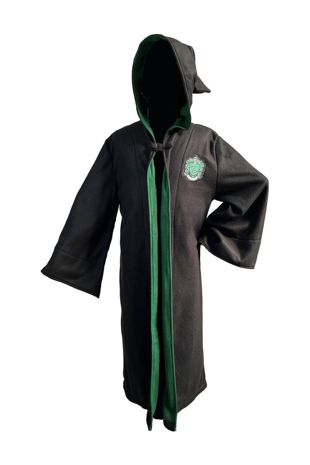 Harry Potter "Slytherin" Replica Tovenaars Gewaad hooded lounger Unisex