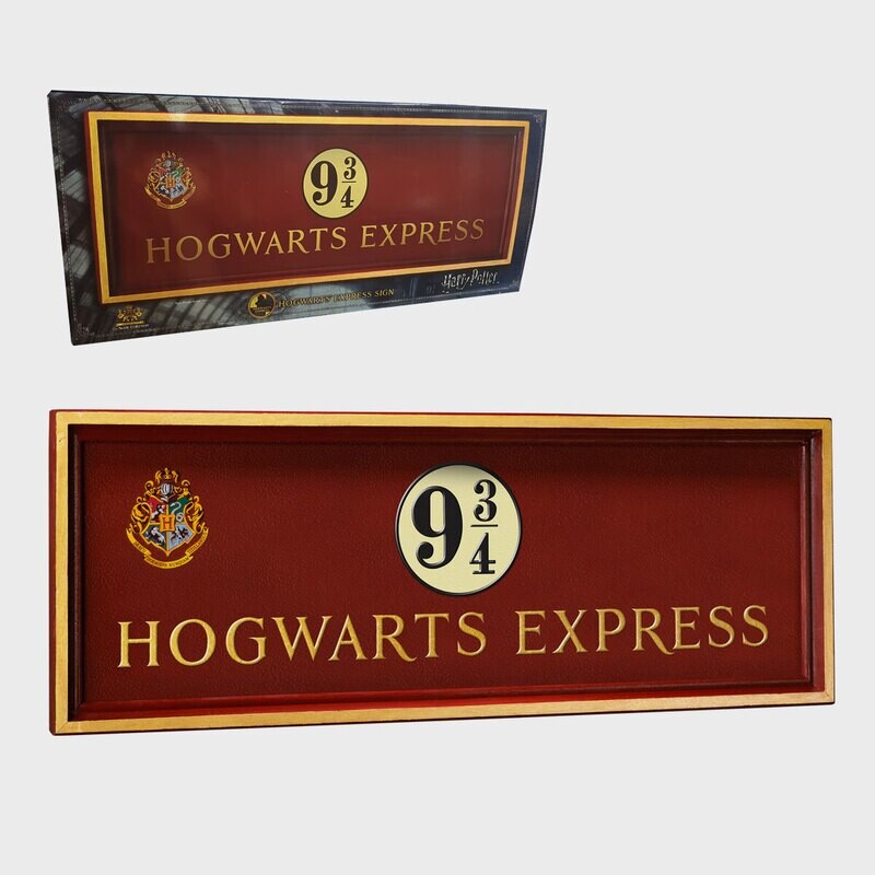 Harry Potter &quot;Hogwarts Express 9 3/4&quot; Sign