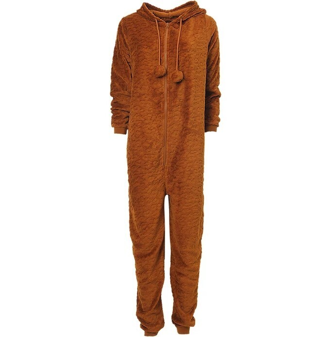 Onesie, Jumpsuit Bruin hooded
