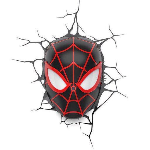 Marvel Spider-Man &quot;Miles Morales&quot; Mask  3D LED Light