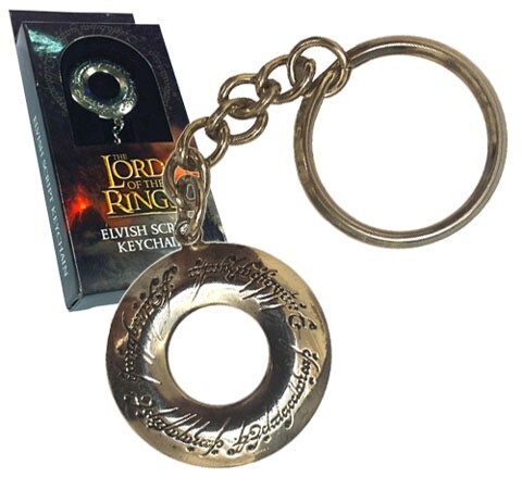 The Lord of The Rings &quot;Elven Script&quot; Keychain