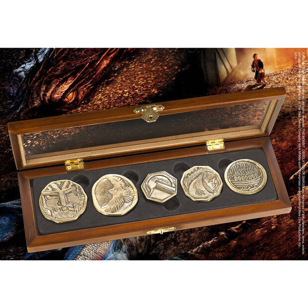 The Hobbit &quot;Dwarven&quot; Treasure Coin Set