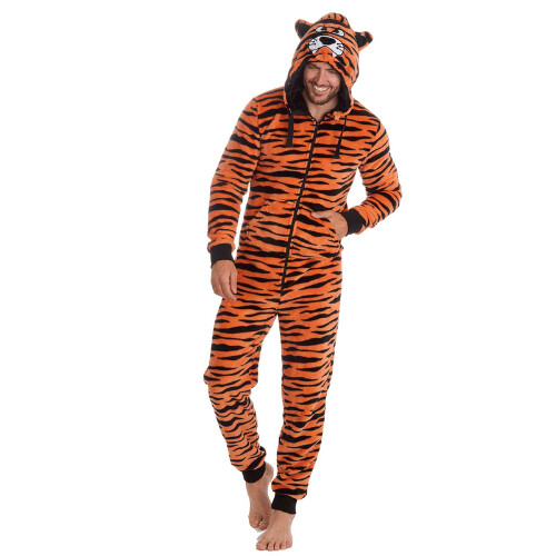 Onesie, Jumpsuit &quot;Tijger&quot; hooded super soft