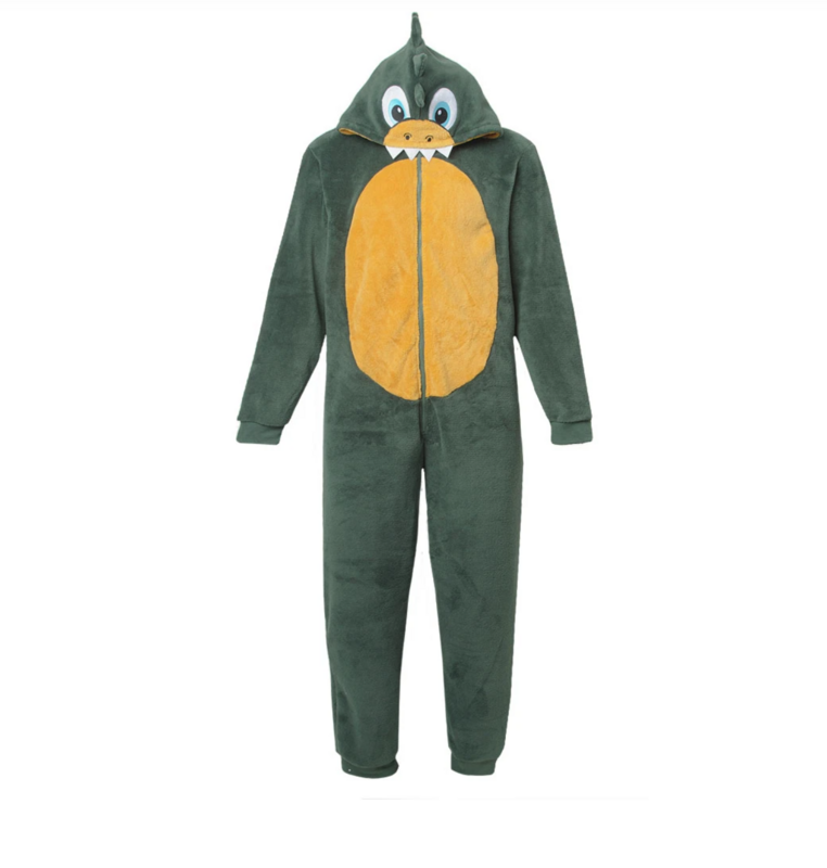 Onesie, Jumpsuit &quot;Dino&quot; hooded mens size