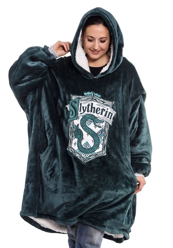 Harry Potter &quot;Slytherin&quot; Oversized Blanket Hoodie unisex super soft
