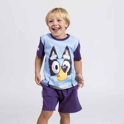 Pyjama "Bluey" French Terry short kids series