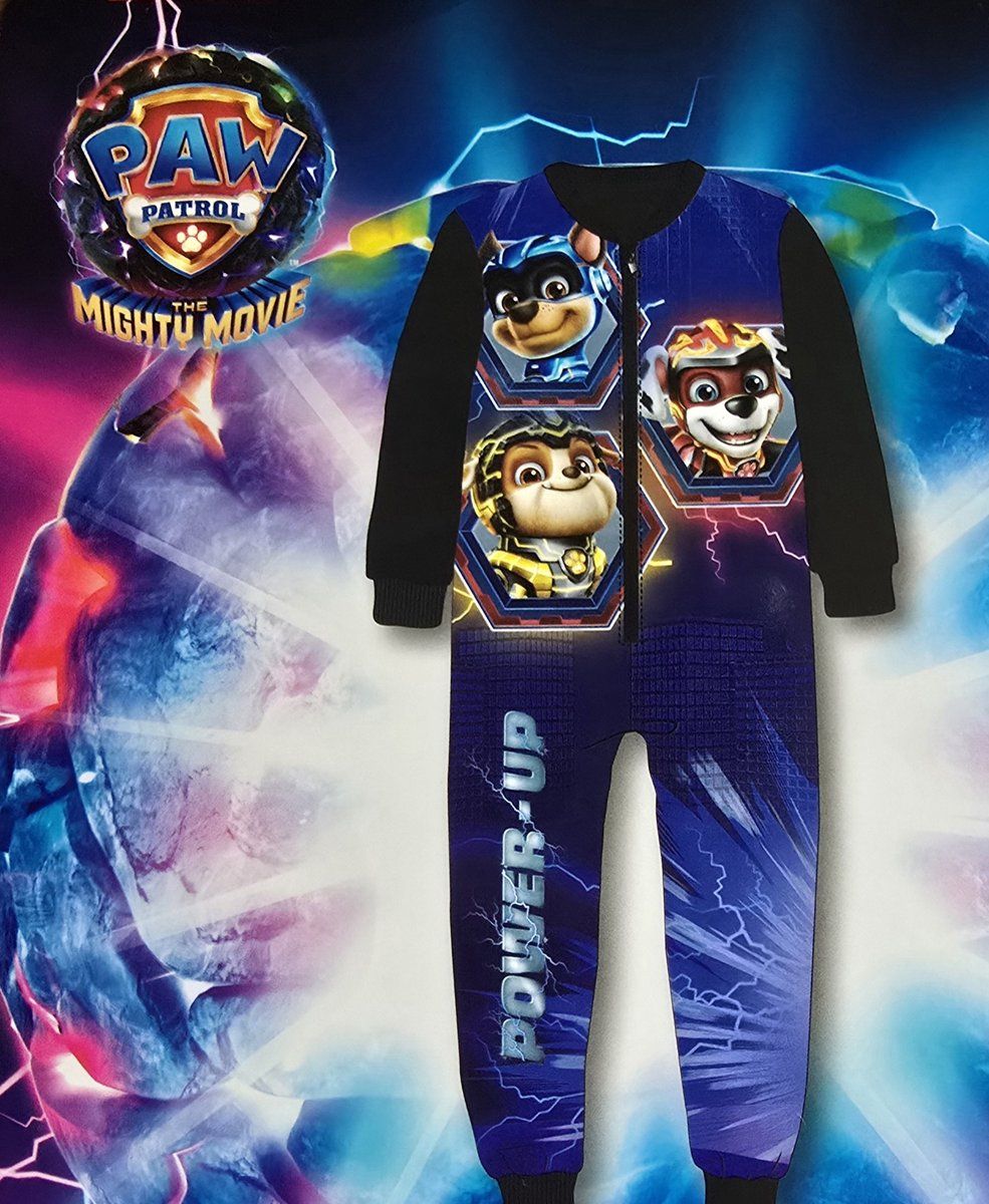Onesie, Jumpsuit Paw Patrol "Power Up" non hooded kids series