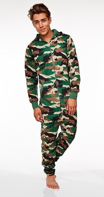 Onesie, Jumpsuit &quot;Camo&quot; hooded
