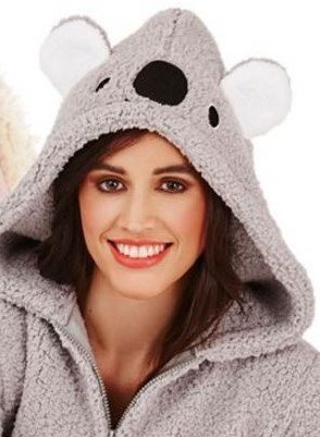 Onesie, Jumpsuit &quot;Koala&quot; hooded super soft fluffy