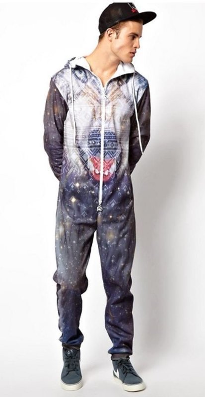 Onesie, Jumpsuit Wolf print design