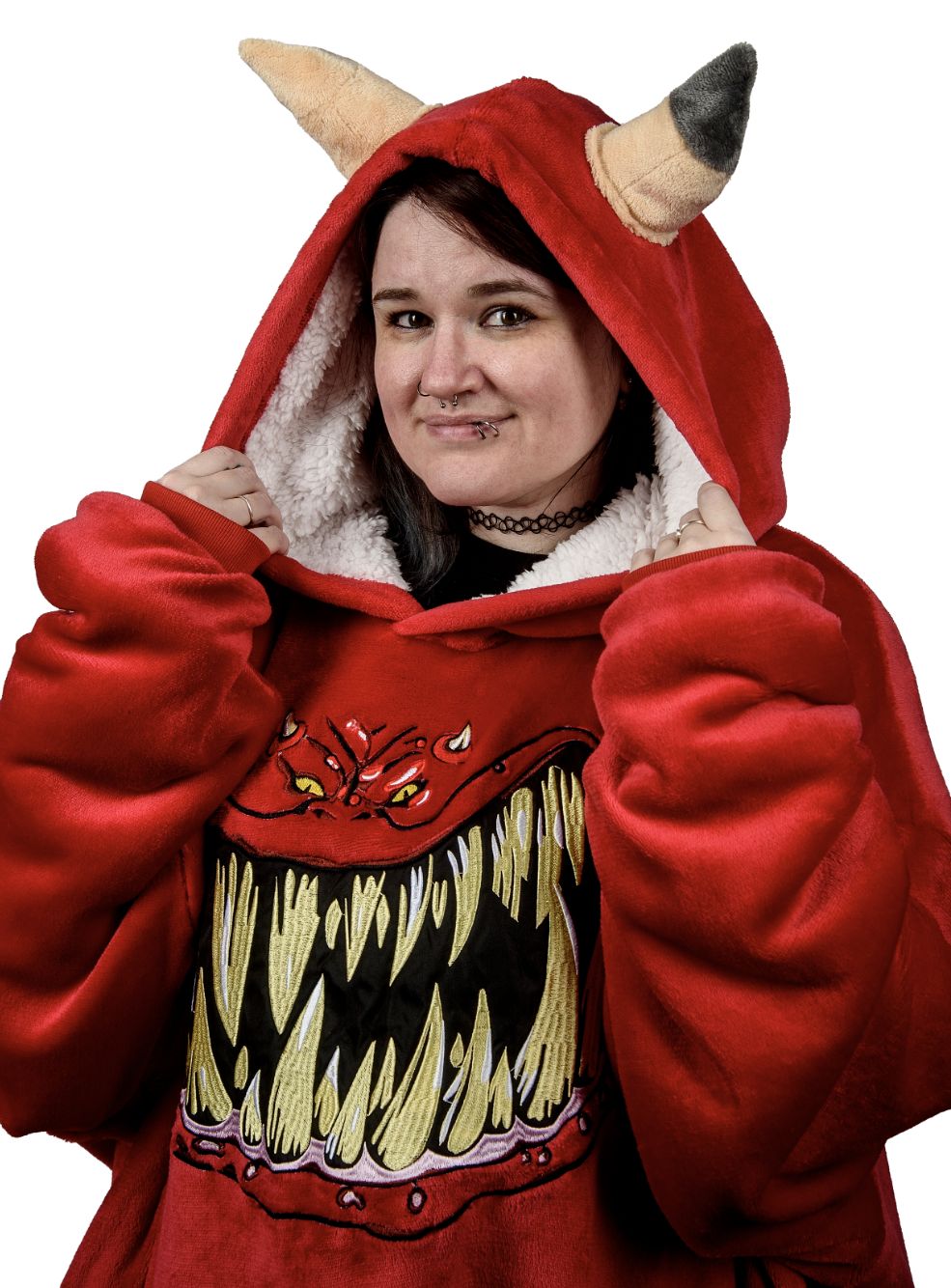 Warhammer 40.000  Red Squig Hooded Blanket