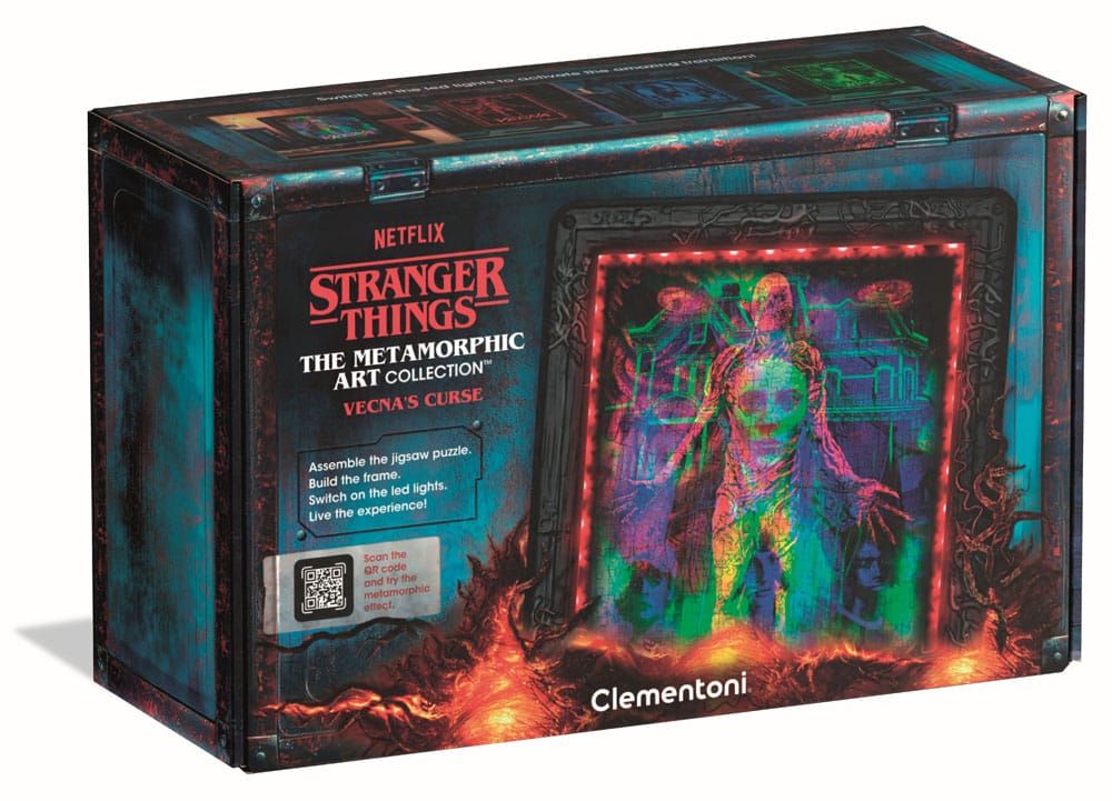 Stranger Things "Vecna" Art Collection Puzzle with Light-Up Effect