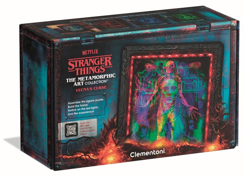 Stranger Things "Vecna" Art Collection Puzzle with Light-Up Effect