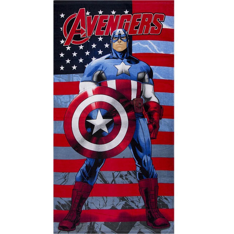 Strandlaken, Handdoek Marvel &quot;Avengers&quot; Captain America