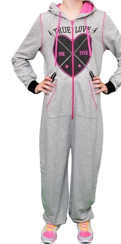 Onesie, Jumpsuit  &quot;True Love&quot; Hudson &amp; Rose  hooded