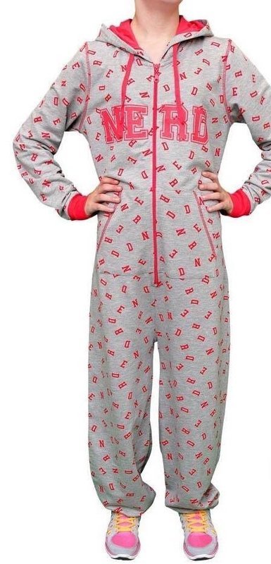Onesie, Jumpsuit  &quot;NERD&quot; Hudson &amp; Rose  hooded