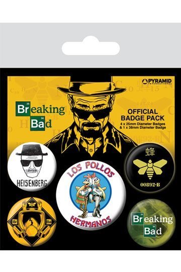Breaking bad &quot;Button Pins Badges set&quot;