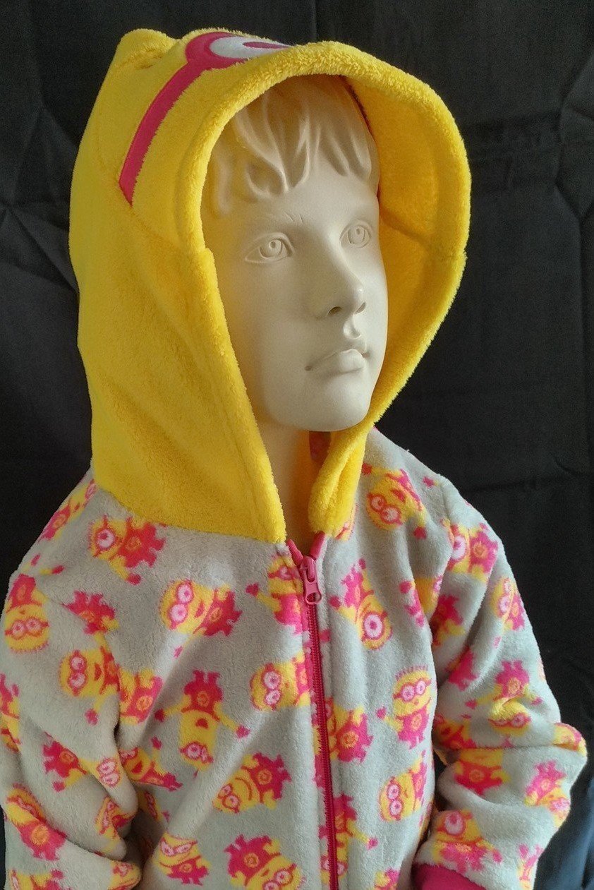 Onesie, Jumpsuit,  Minion hooded kids series