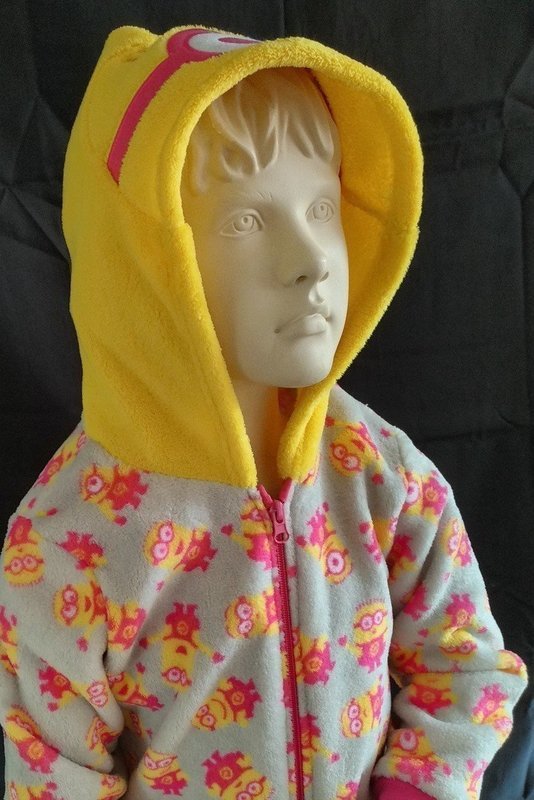 Onesie, Jumpsuit,  Minion hooded kids series