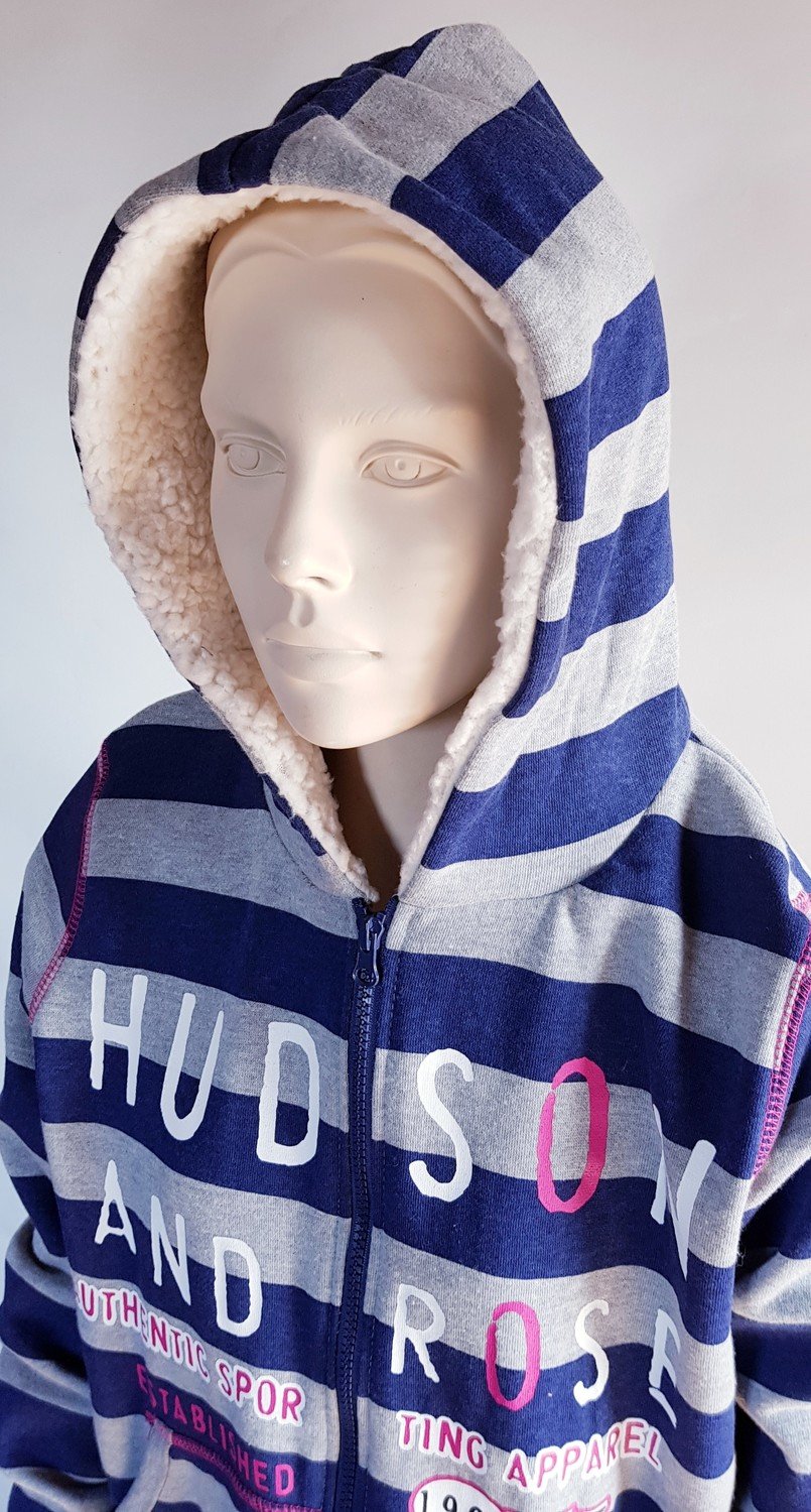 Onesie, Jumpsuit Hudson &amp; Rose "Stripe" hooded kids series