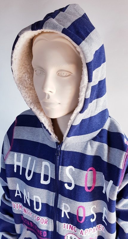 Onesie, Jumpsuit Hudson &amp; Rose "Stripe" hooded kids series