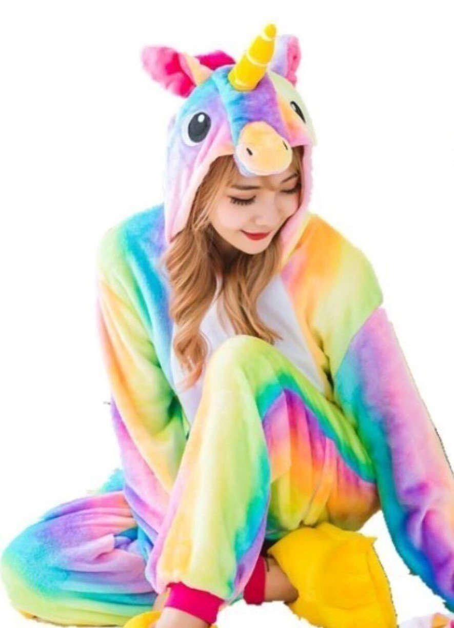 Onesie Unicorn "Rainbow" hooded super soft baggie series