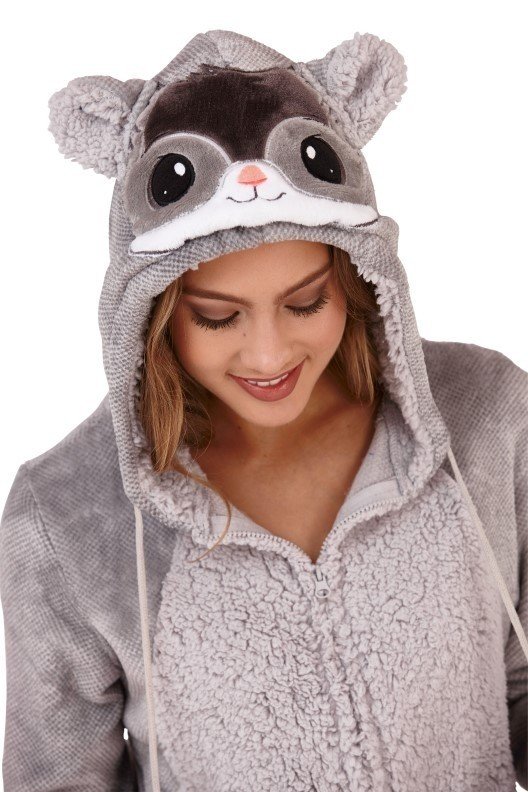 Onesie, Jumpsuit &quot;Chinchilla&quot; hooded super soft