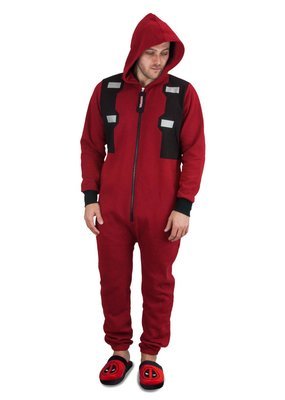 Onesie, Jumpsuit &quot;Deadpool&quot;  hooded