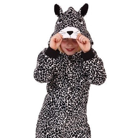 Onesie, Jumpsuit &quot;Leopard&quot; hooded kids series
