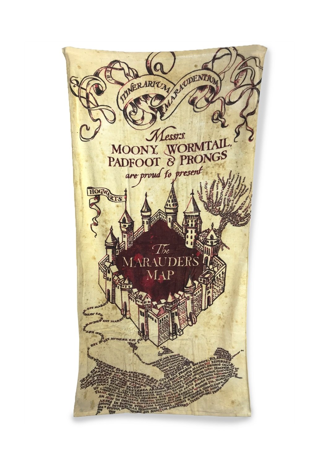 Handdoek Harry Potter &quot;Marauders Map&quot;