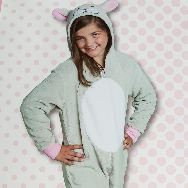 Onesie, Jumpsuit &quot;Muis&quot; hooded kids series