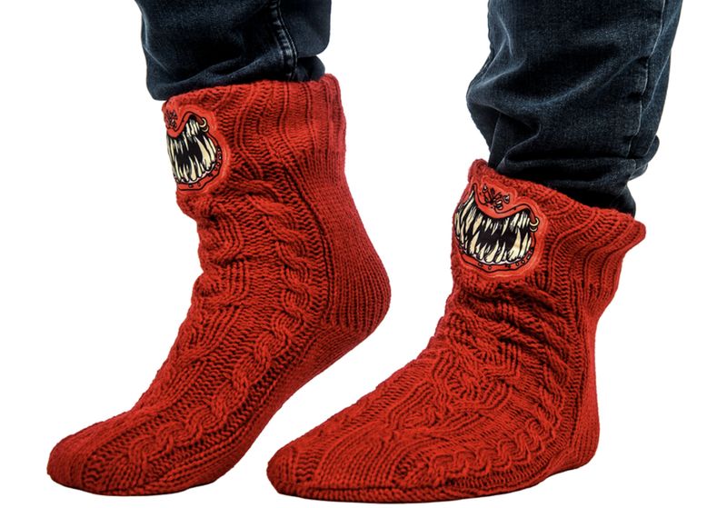 Warhammer Red Squig House Sokken non slip Design